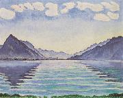 Ferdinand Hodler Lake Thun (nn03) oil on canvas